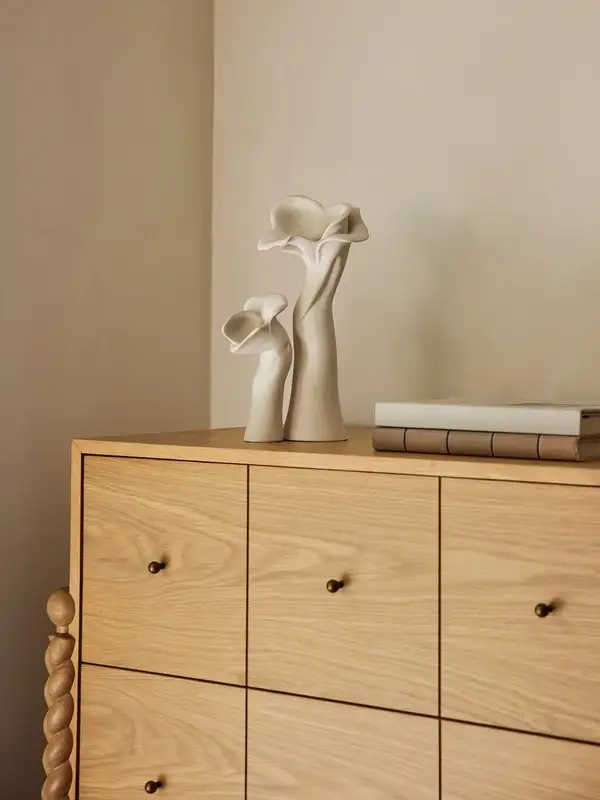French-Inspired Solid Wood Carved Chest of Drawers — product image 4