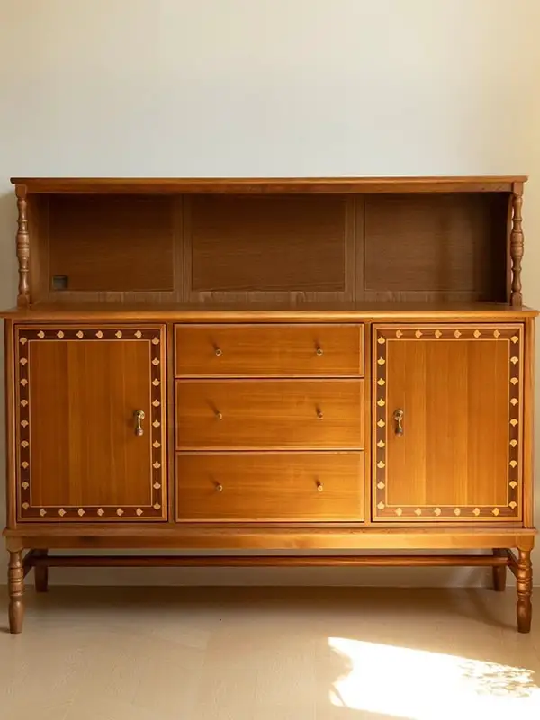 French-Inspired Solid Wood Storage Sideboard — product image 4