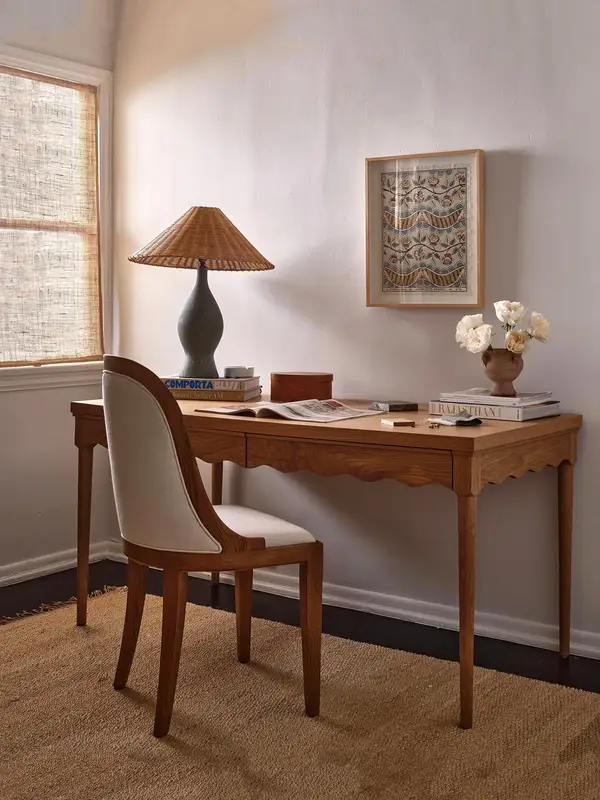 French-Inspired Solid Wood Desk — product image 1