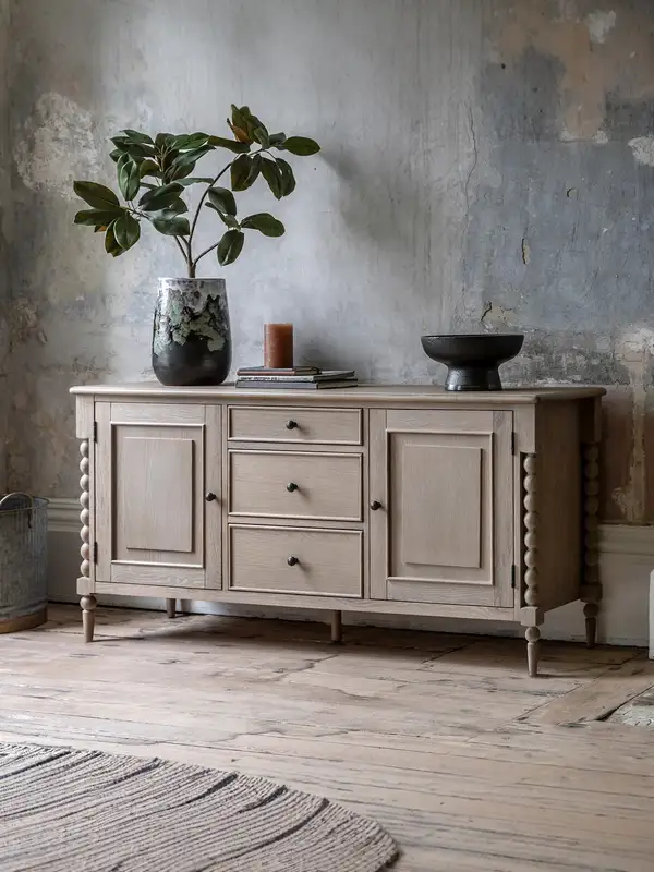 French-Inspired Solid Wood Storage Sideboard — product image 4