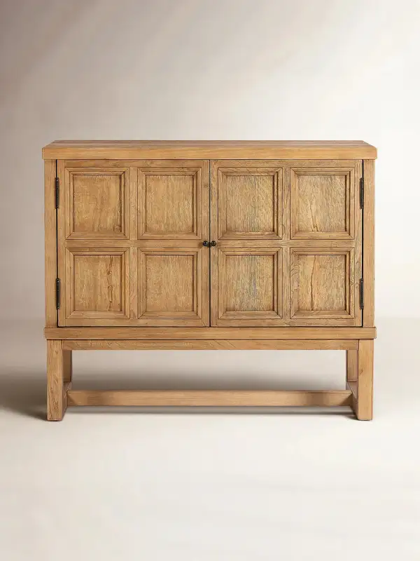 French-Inspired Solid Wood Storage TV Unit — product image 5