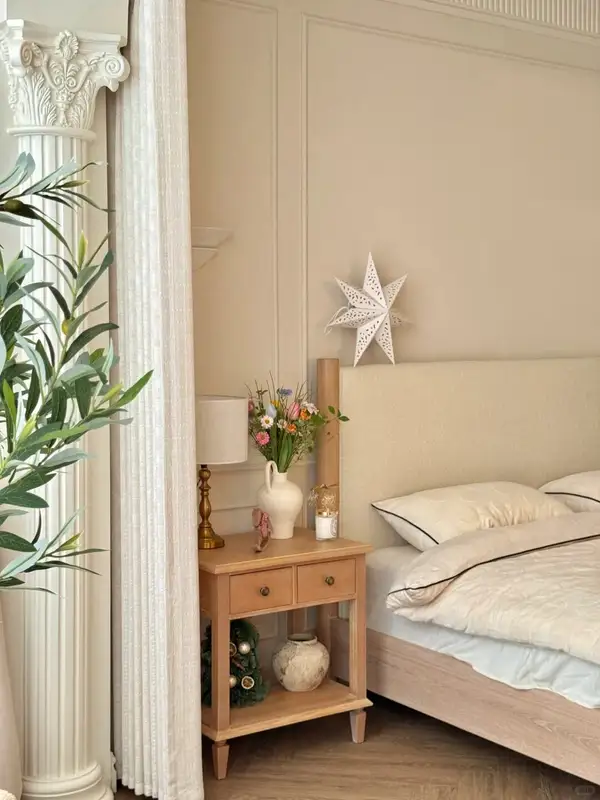 French-Inspired Solid Wood Bed — product image 2