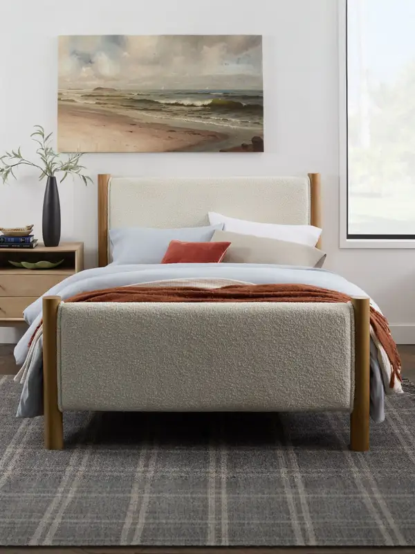French-Inspired Solid Wood Bed — product image 5