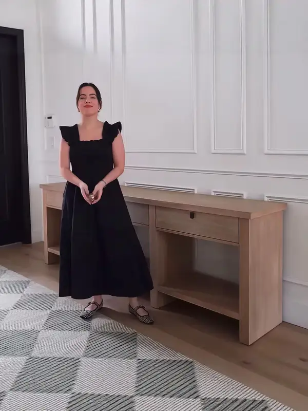 French-Inspired Solid Wood Console Table — product image 2