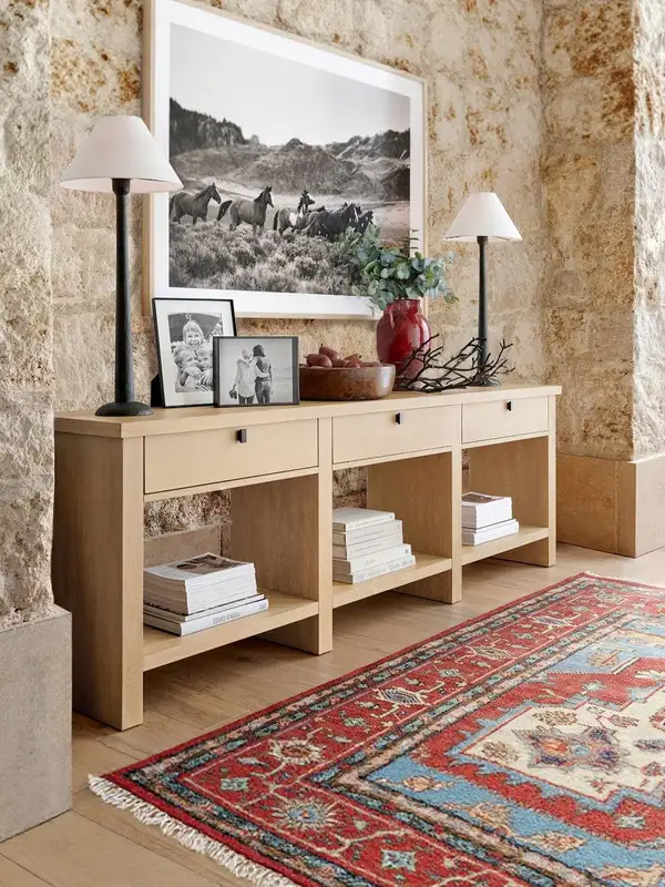 French-Inspired Solid Wood Console Table — product image 3