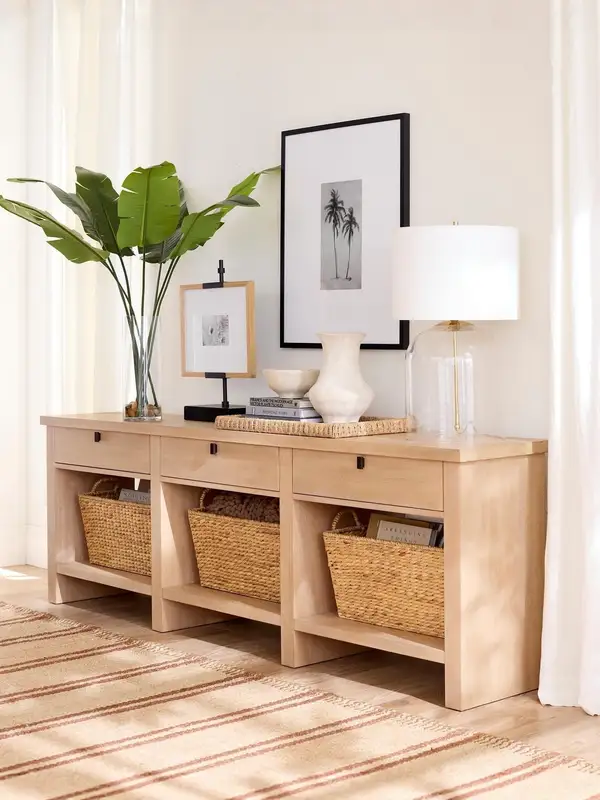 French-Inspired Solid Wood Console Table — product image 4