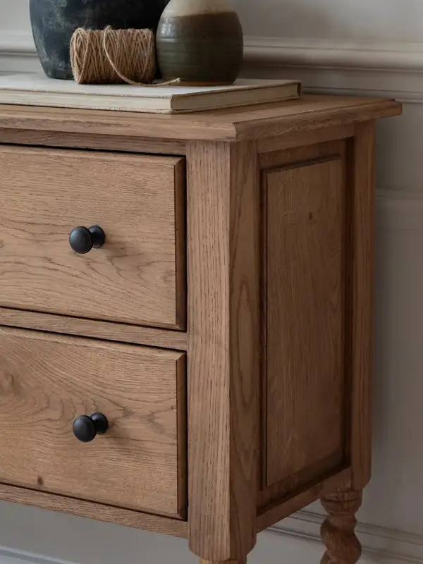 French-Inspired Solid Wood Storage Hallway Cabinet — product image 3