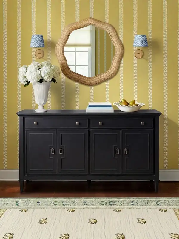 French-Inspired Solid Wood Storage Sideboard — product image 1