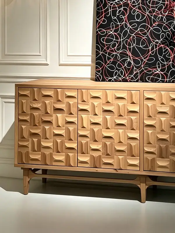 French-Inspired Solid Wood Storage Sideboard — product image 5