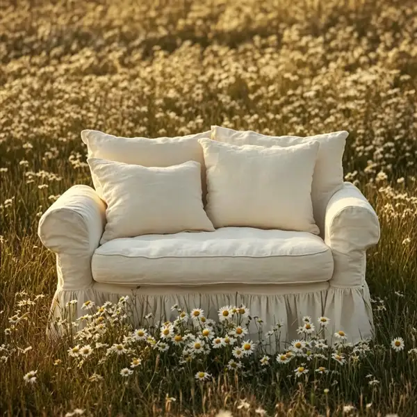 French-Inspired Upholstered Sofa — product image 6