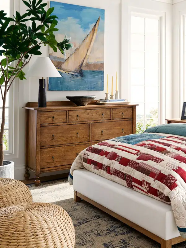 French-Inspired Solid Wood Storage Chest of Drawers — product image 3