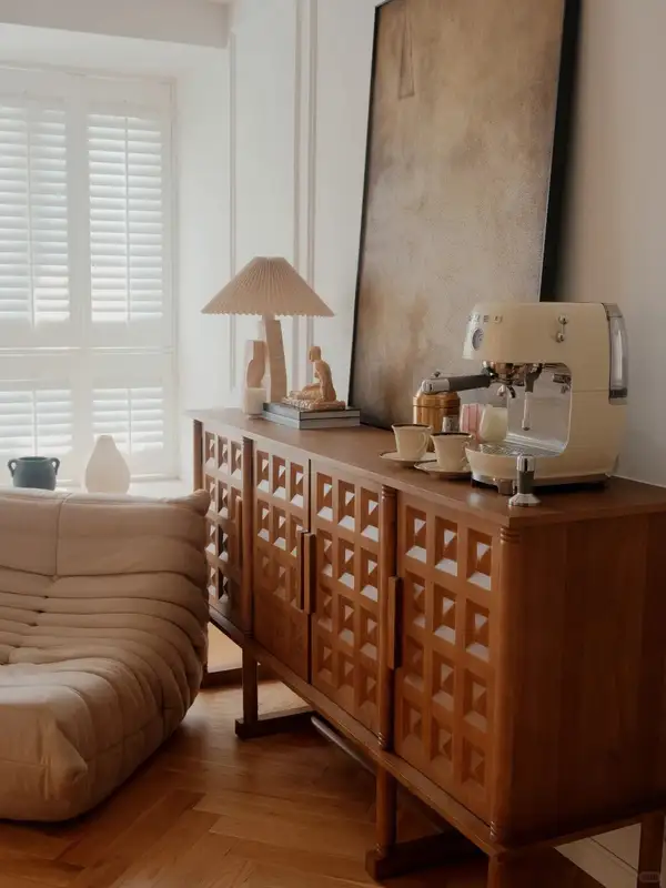 French-Inspired Solid Wood Storage Sideboard — product image 3