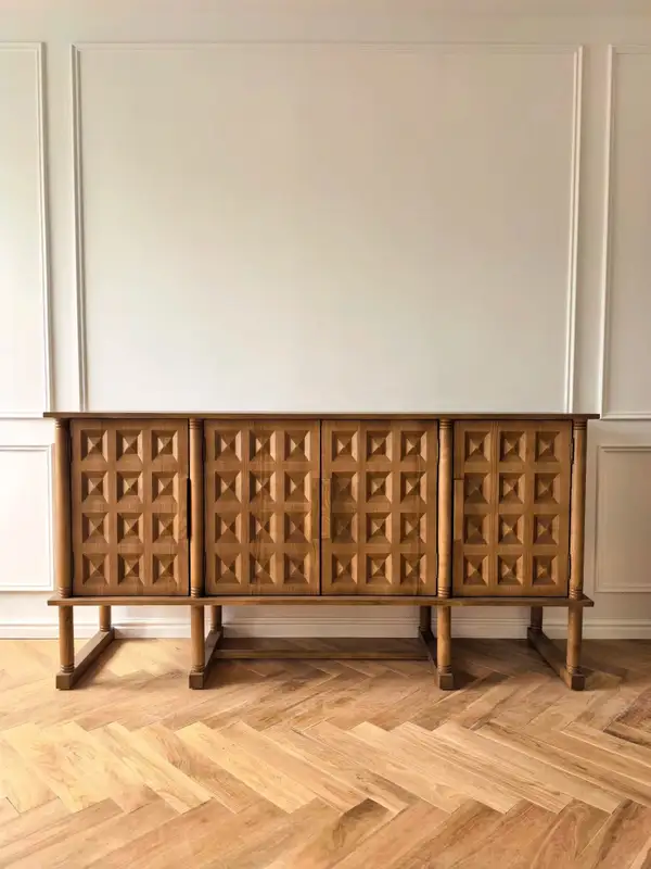 French-Inspired Solid Wood Storage Sideboard — product image 5