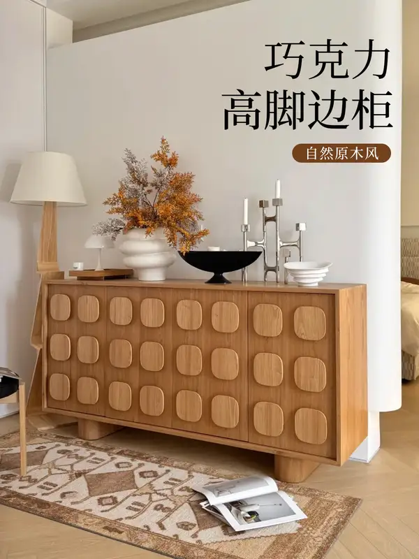 French-Inspired Solid Wood Storage Sideboard — product image 1