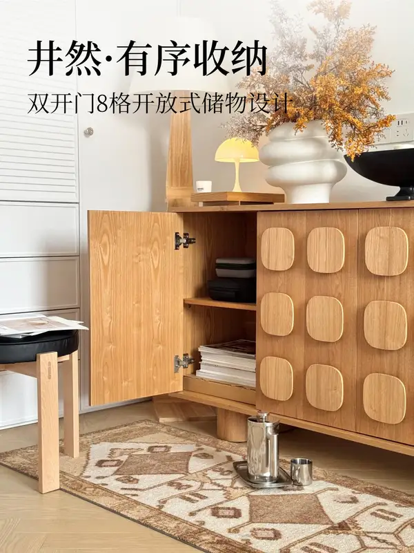 French-Inspired Solid Wood Storage Sideboard — product image 5