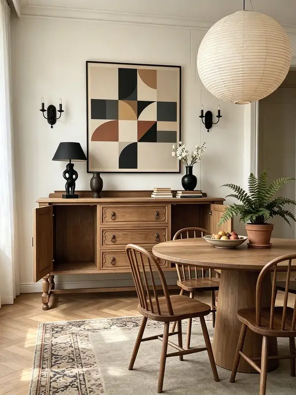 French-Inspired Solid Wood Storage Sideboard — product image 5
