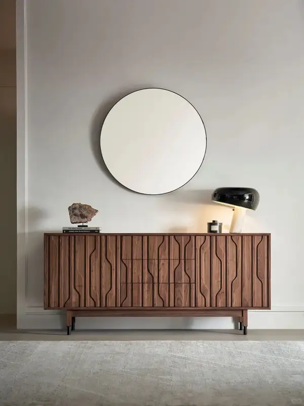Vintage-Inspired Mixed-Material Storage Chest of Drawers — product image 5