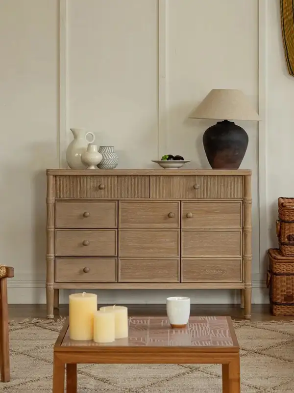 French-Inspired Solid Wood Storage Sideboard — product image 4