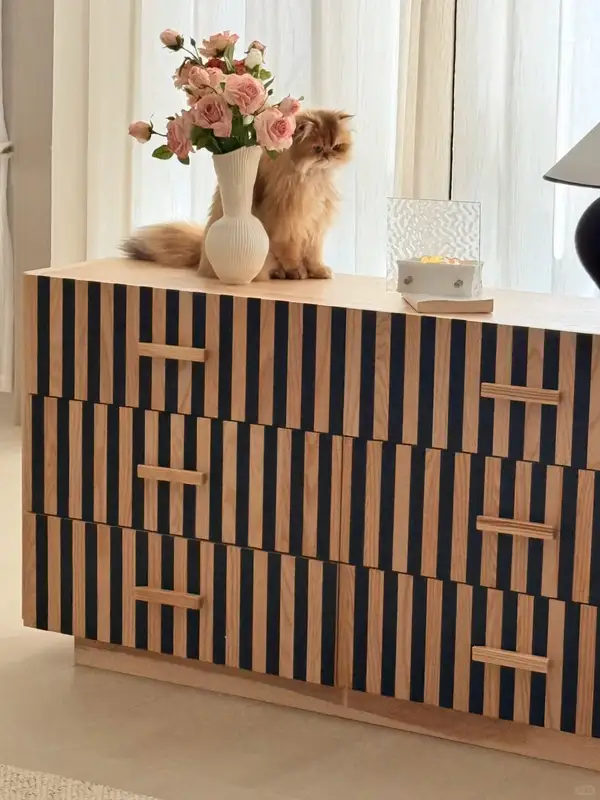 French-Inspired Solid Wood Storage Chest of Drawers — product image 4