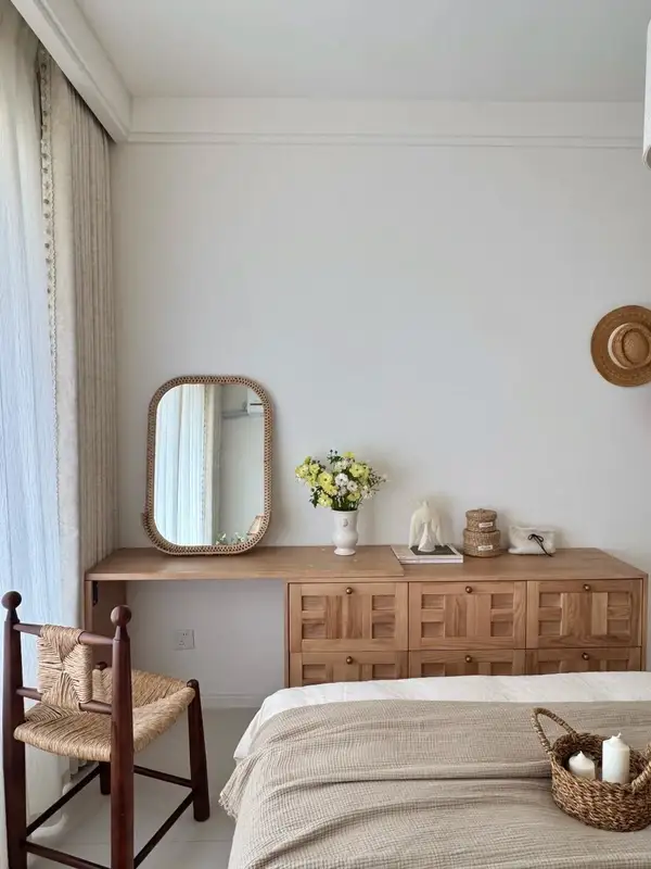 French-Inspired Mixed-Material Dressing Table — product image 2