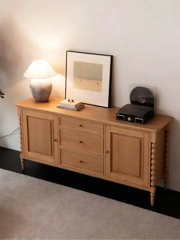 French-Inspired Solid Wood Storage Sideboard — product image 3