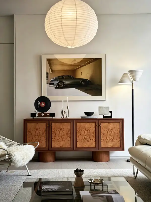 French-Inspired Solid Wood Storage Sideboard — product image 2
