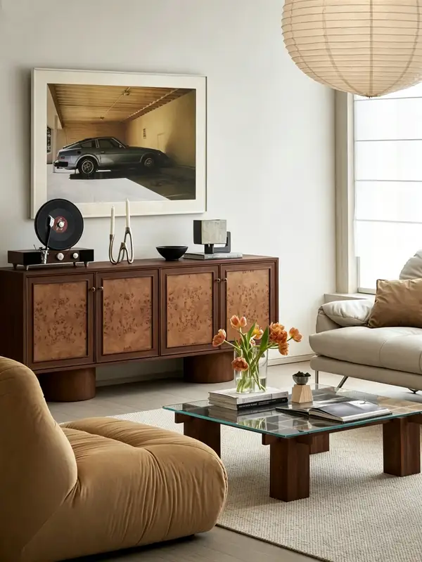 French-Inspired Solid Wood Storage Sideboard — product image 3