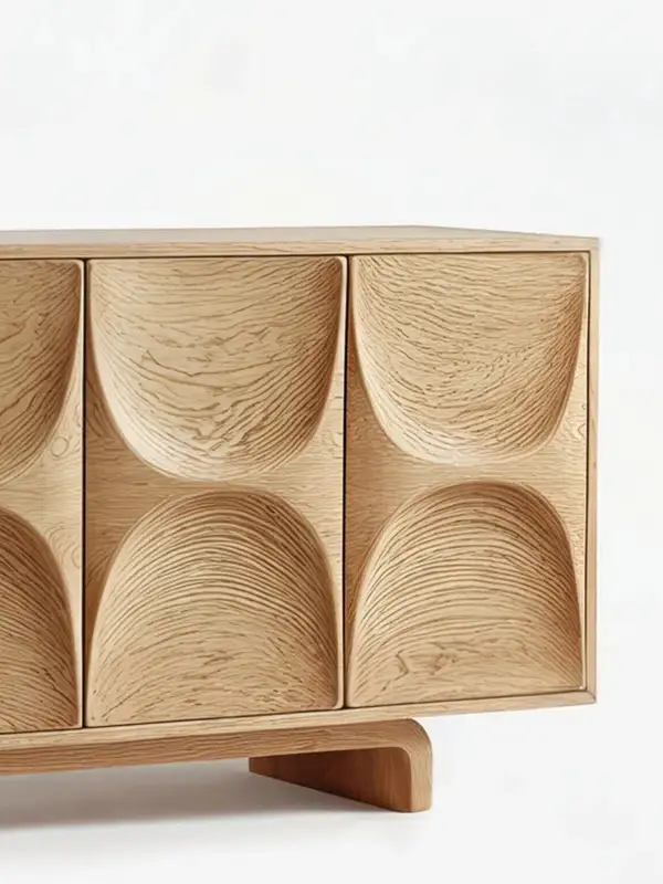 French-Inspired Solid Wood Storage Sideboard — product image 5