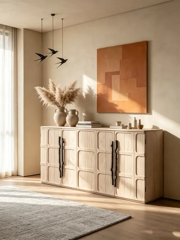 French-Inspired Solid Wood Storage Sideboard — product image 5