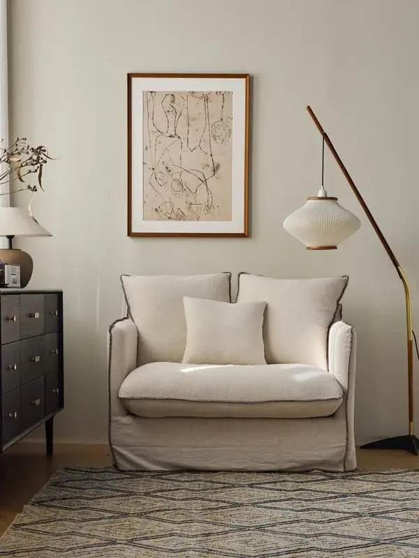 French-Inspired Upholstered Sofa — product image 2