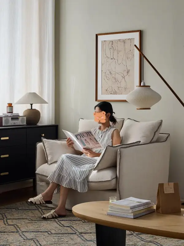 French-Inspired Upholstered Sofa — product image 5