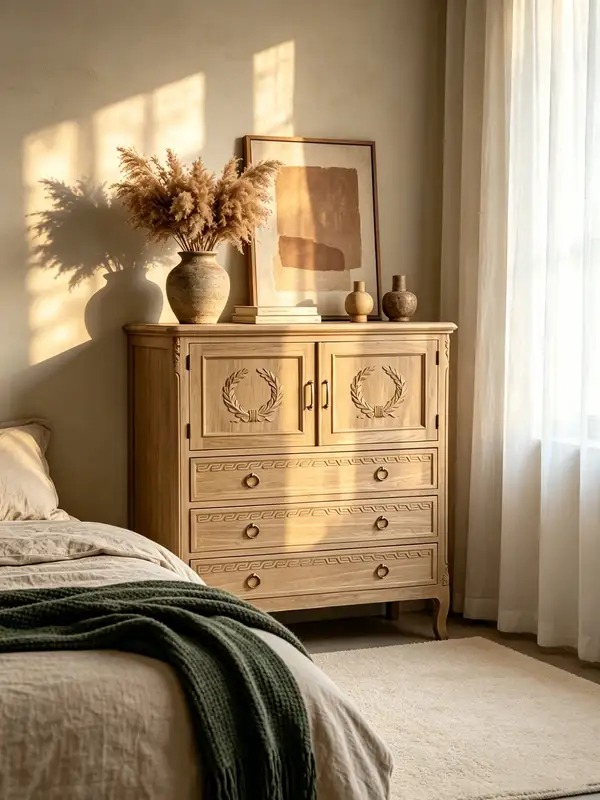 French-Inspired Solid Wood Storage Sideboard — product image 4