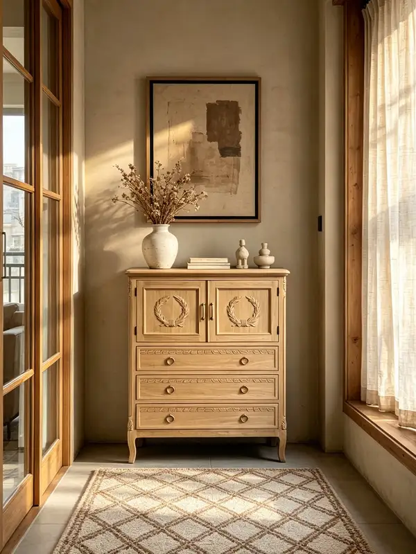 French-Inspired Solid Wood Storage Sideboard — product image 5