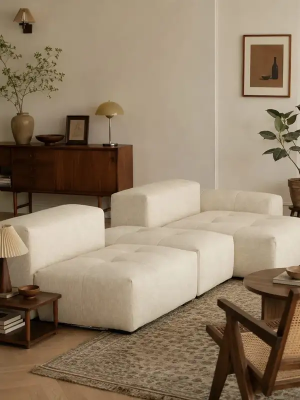 French-Inspired Upholstered Sofa — product image 2