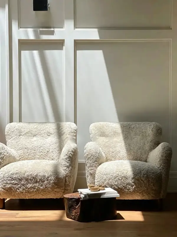 French-Inspired Mixed-Material Sofa — product image 3