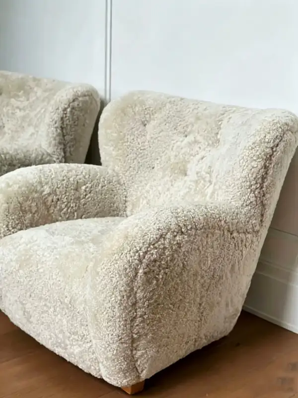 French-Inspired Mixed-Material Sofa — product image 4