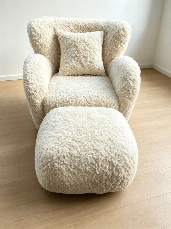French-Inspired Mixed-Material Sofa — product image 5