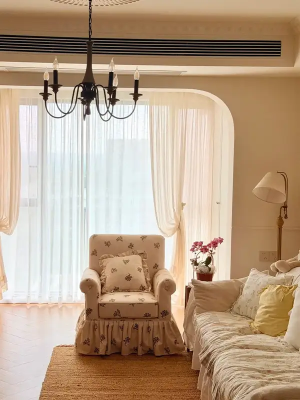 French-Inspired Mixed-Material Sofa — product image 5