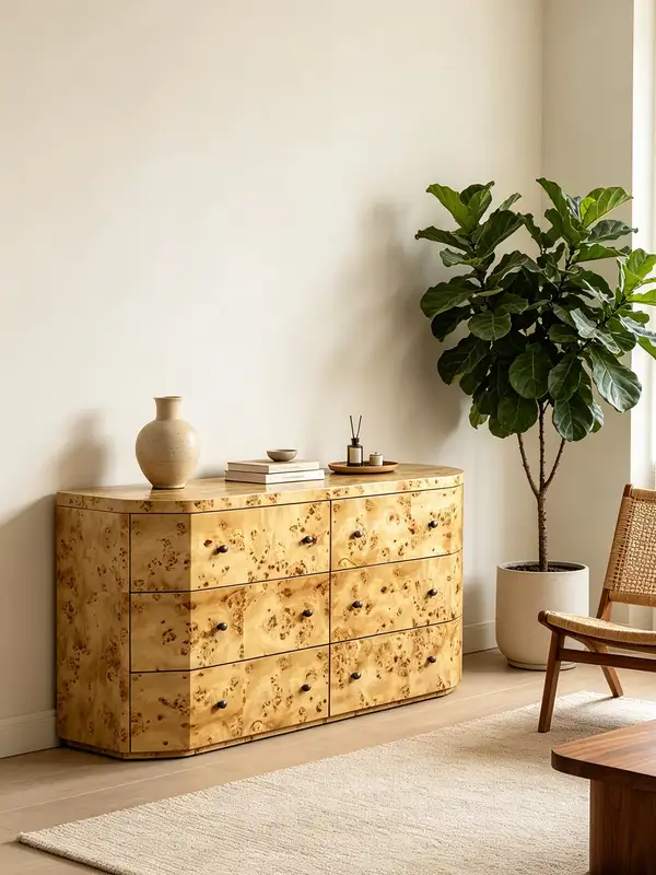 Vintage-Inspired Solid Wood Storage Chest of Drawers — product image 1