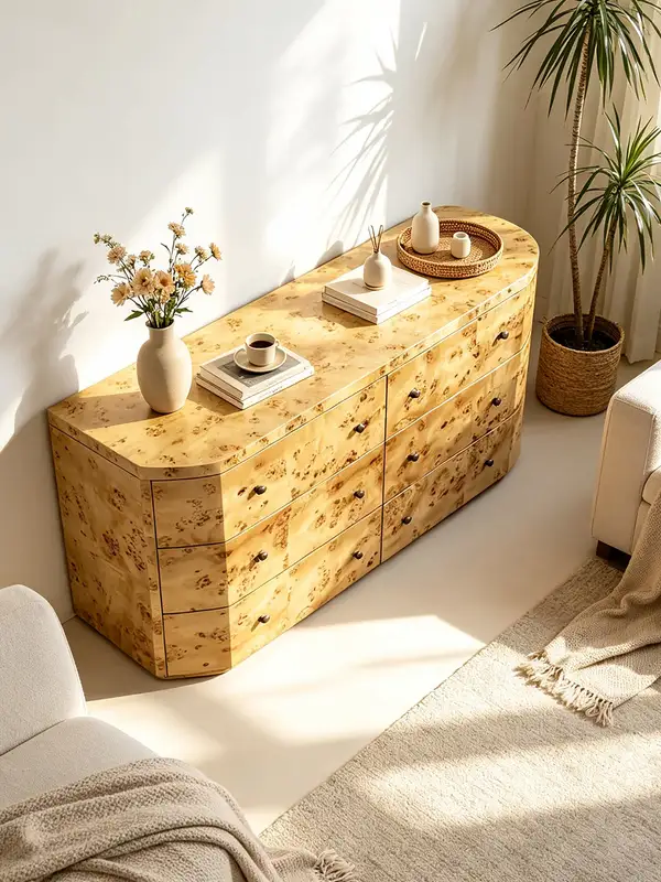 Vintage-Inspired Solid Wood Storage Chest of Drawers — product image 2
