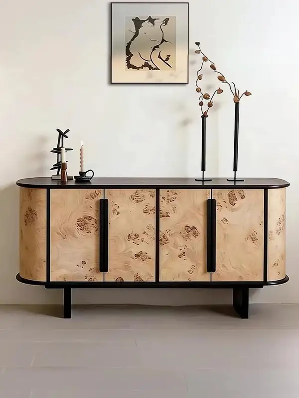 French-Inspired Solid Wood Storage Sideboard — product image 1