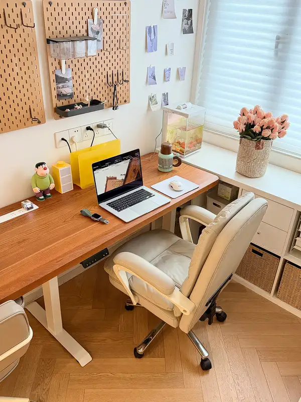 Modern Solid Wood Adjustable Desk — product image 4