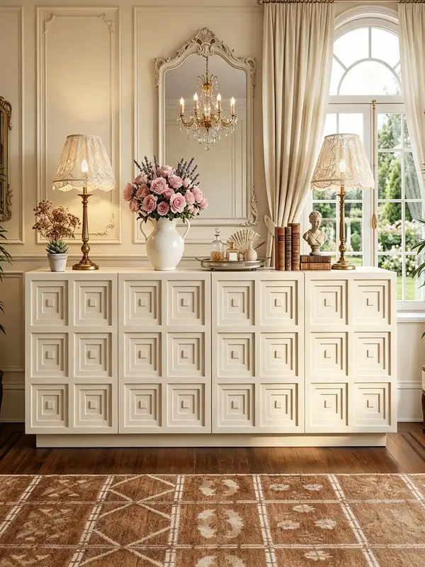 French-Inspired Solid Wood Storage Sideboard — product image 4