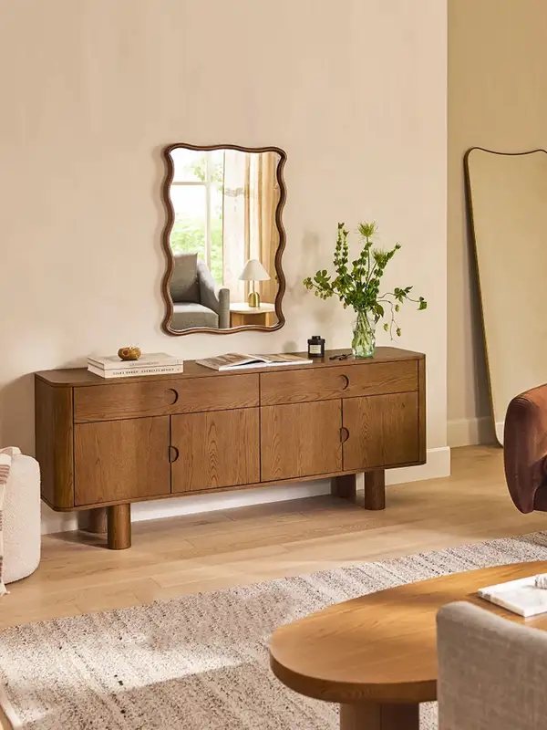 French-Inspired Solid Wood Storage Sideboard — product image 1