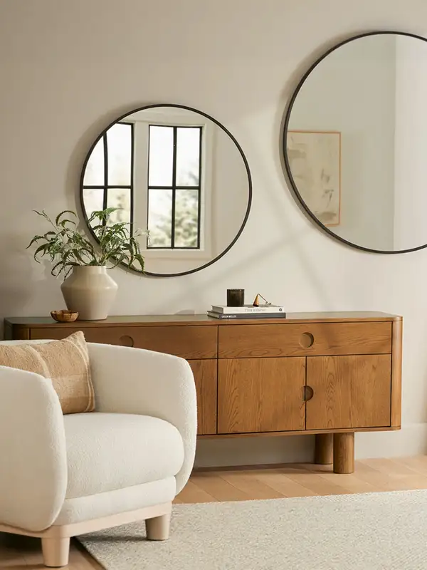 French-Inspired Solid Wood Storage Sideboard — product image 2