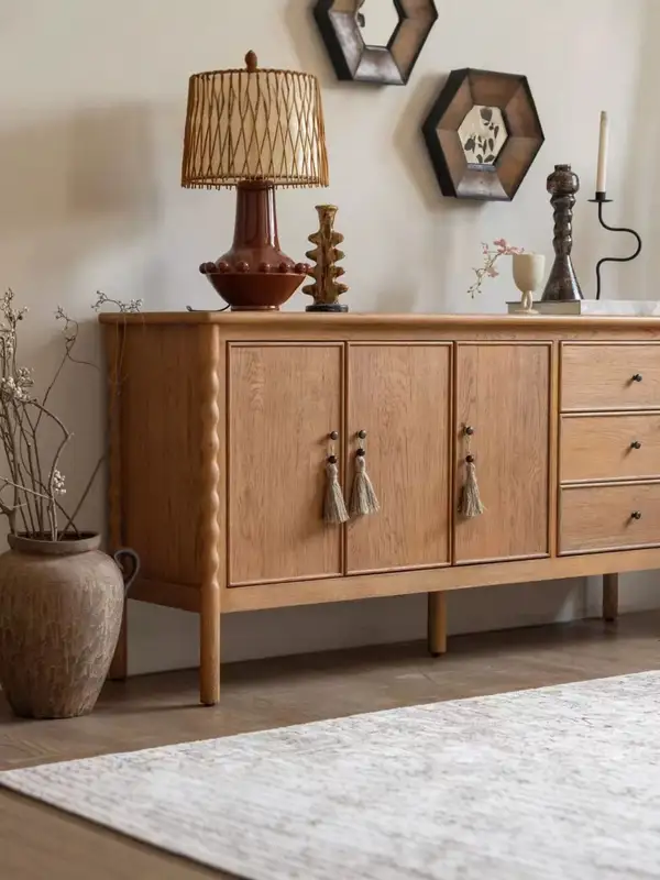 French-Inspired Solid Wood Storage Sideboard — product image 5