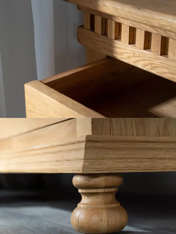 French-Inspired Solid Wood Storage Chest of Drawers — product image 5