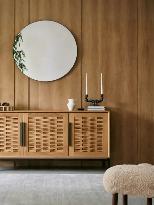 French-Inspired Solid Wood Storage Sideboard — product image 4