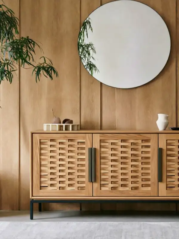 French-Inspired Solid Wood Storage Sideboard — product image 5