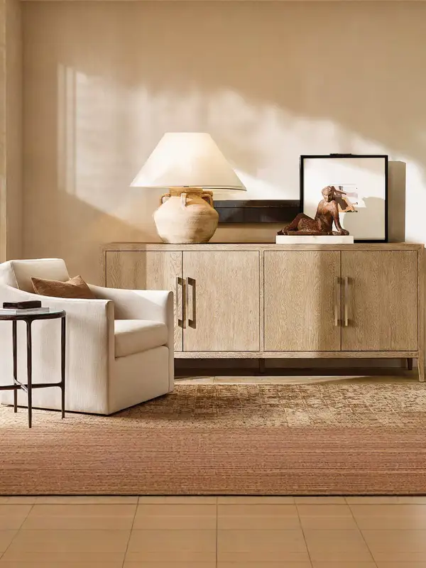 French-Inspired Solid Wood Storage Sideboard — product image 1